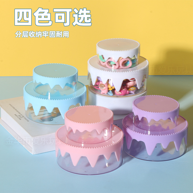 ★超人気★子供収納アクセサリー収納ケース　透明防塵ケース★4色