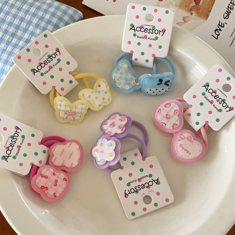 髪飾り★まとめ髪用★ヘアアクセサリー★子供用★ヘアゴム★可愛い