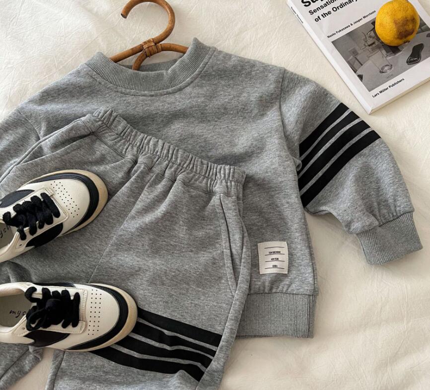 2024秋新品★子供服　トップス+ズボン　セット★90-140cm★3色