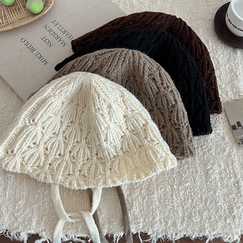 「2024」子供用★帽子★ニット帽子★キッズ★バケットハット★暖かい★3色