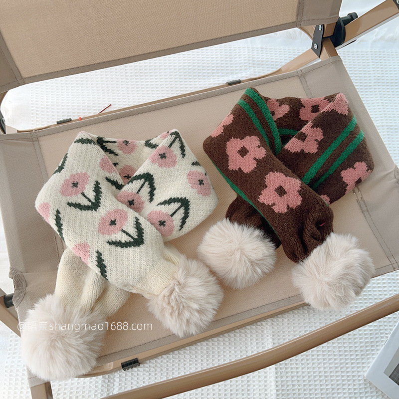 子供用★マフラー★防寒★襟巻き★ネックウォーマー★キッズ★暖かい★5色