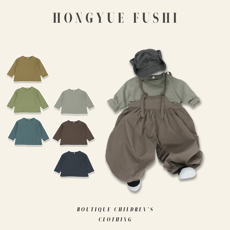 「2024」子供服★トップス★Tシャツ★韓国風子供服★6色80cm〜130cm
