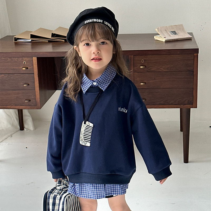 2024新品★子供服　刺繍トレーナー　トップス★90cm〜140cm