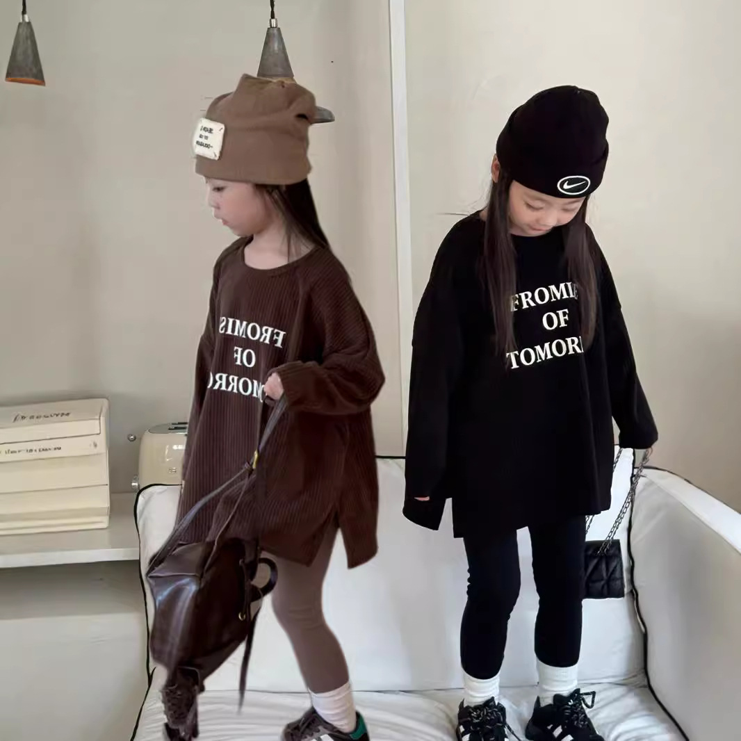 2024★春秋新作★韓国風子供服★トレーナー★90cm〜150cm 2色