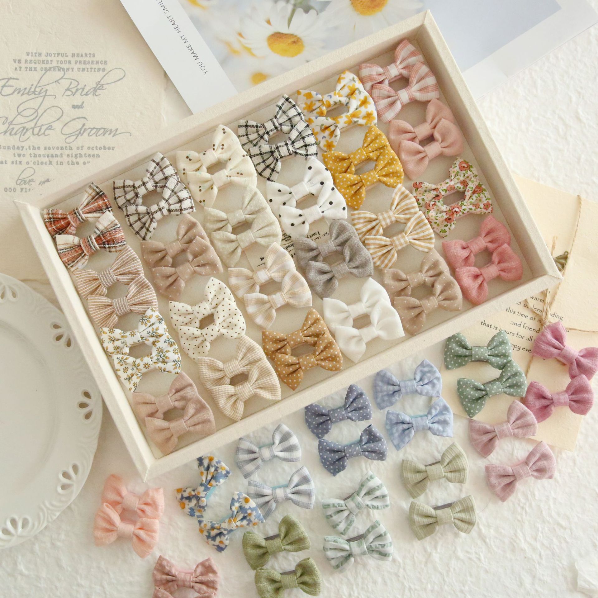 雑貨★子供用髪飾り　ヘアビン★アクセサリー★35色