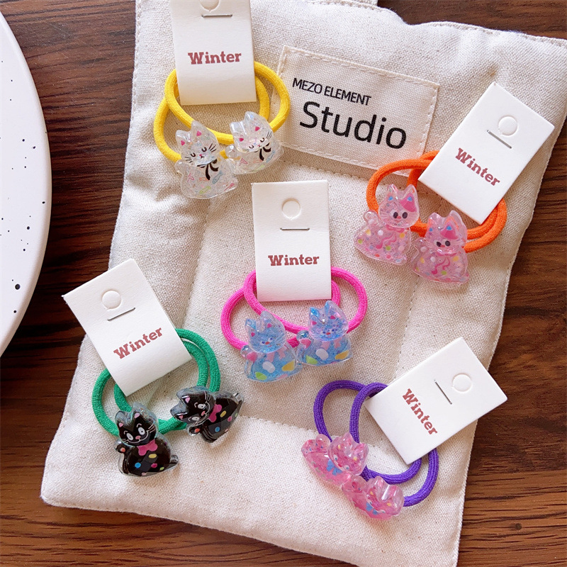 雑貨★子供用髪飾り　ヘアバンド　ヘアゴム★アクセサリー★5色