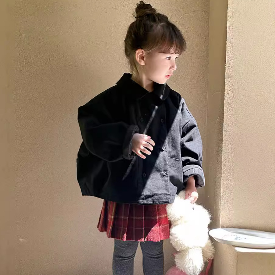 2024秋冬新品ZXR★子供服 　コート★90cm〜150cm 2色