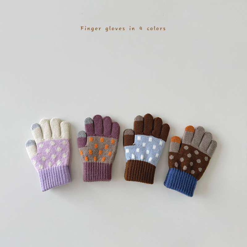 2024秋冬★手袋★子供用手袋★男女兼用★防寒★キッズ★暖かい★6色
