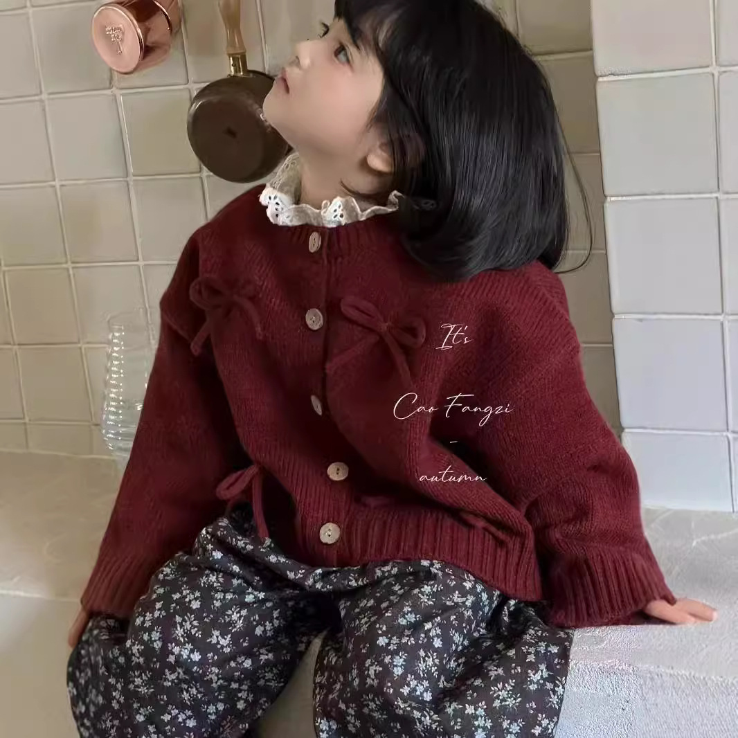 「2024」子供服★トップス★ニット★セーター★ズボン★韓国風子供服★2色90cm〜130cm