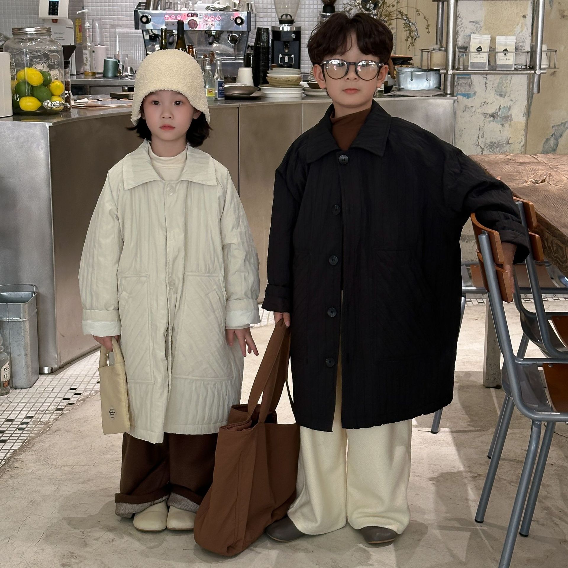 2024秋冬新品★子供服 　コート★90cm〜150cm 2色