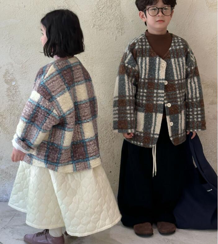 2024秋冬新品★子供服 　コート★90cm〜150cm 2色