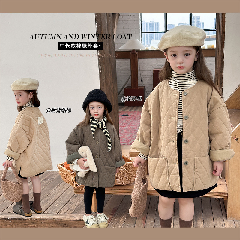 2024秋冬新品A★子供服 　コート★90cm〜160cm 2色
