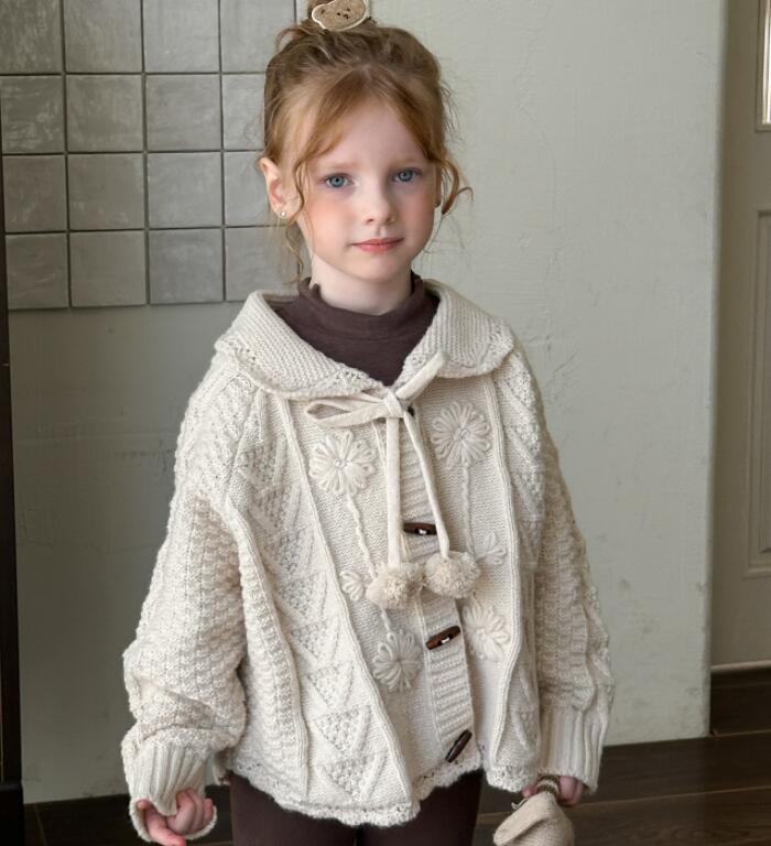 「2024」子供服★トップス★ニット★セーター★韓国風子供服★90cm〜150cm