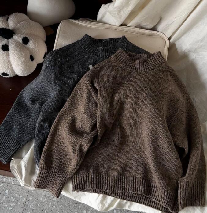 「2024」子供服★トップス★ニット★セーター★韓国風子供服★2色100cm〜160cm