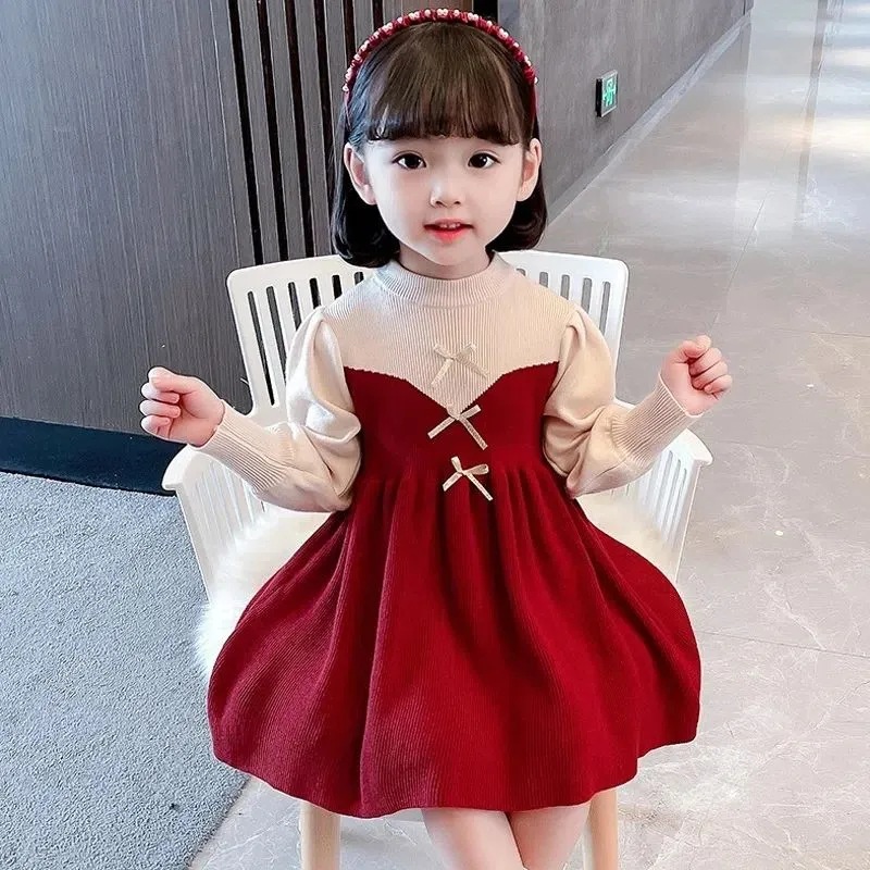 2024★春秋新作★韓国風子供服★ワンピース★110cm〜170cm 2色