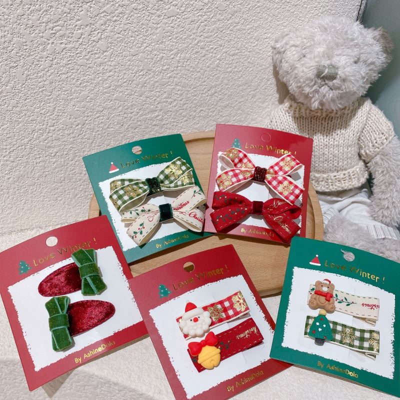 クリスマス★髪飾り★まとめ髪用★ヘアアクセサリー★子供用★ヘアピン★可愛い