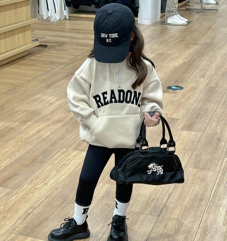 2024秋冬新品★子供服　厚手トレーナー&レギンス　裏起毛★90cm〜140cm