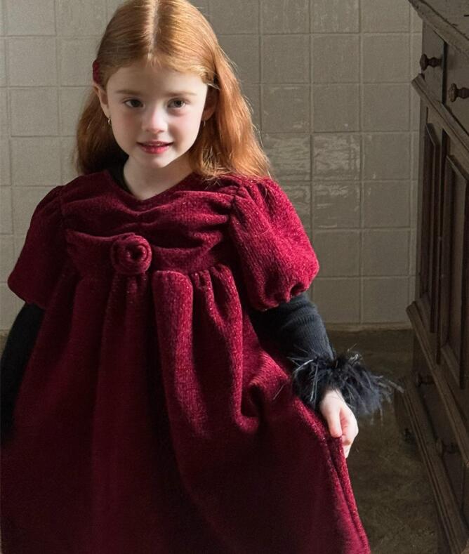 2024冬新品CL★子供服　ワンピース★90cm〜140cm