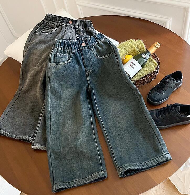 「2024」子供服★ズボン★ボトムス★ジーンズ★韓国風子供服★2色90cm〜150cm