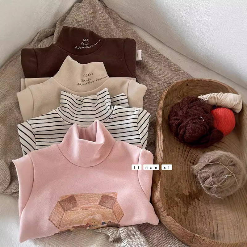 2024秋冬新品★子供服　トップス★90cm〜130cm 4色