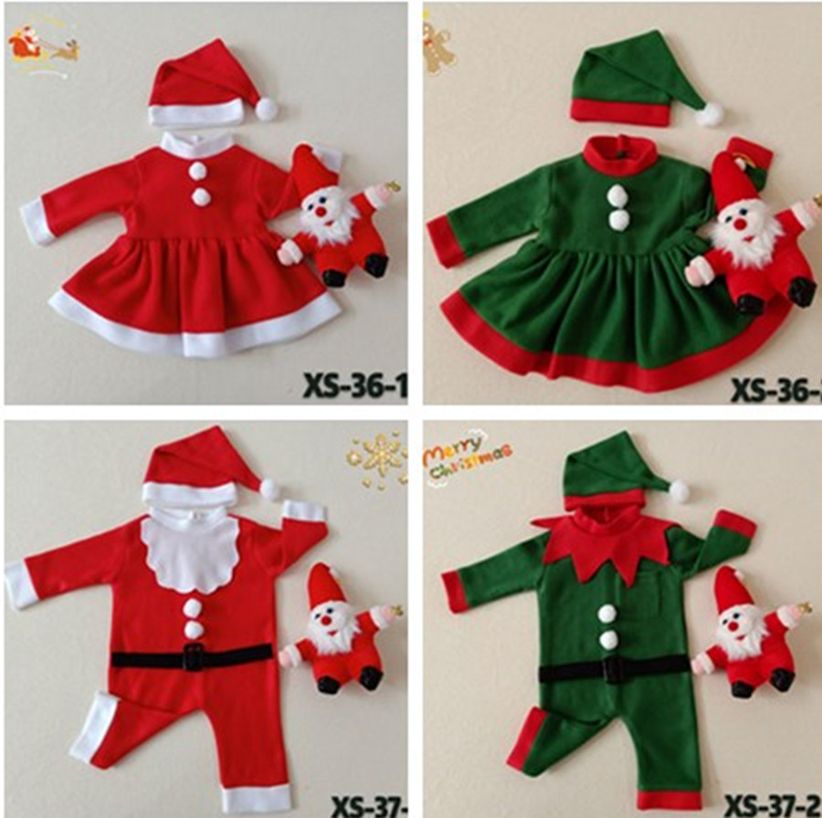 撮影服★新しいスタイル★クリスマス赤ちゃん服   ベビー記念日撮影服★ 4色