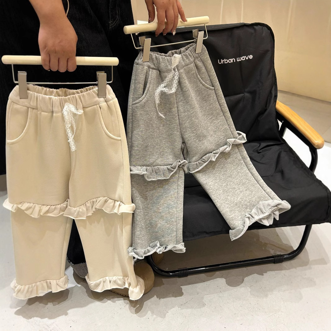 2024秋冬新品★子供服　ズボン　裏起毛★90cm〜150cm 2色