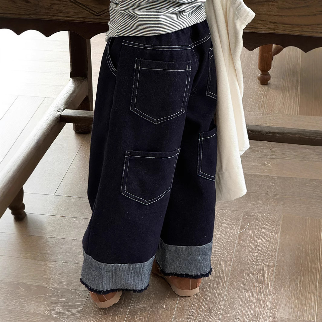 2024冬新品Y★子供服　ズボン  裏起毛★90cm〜150cm