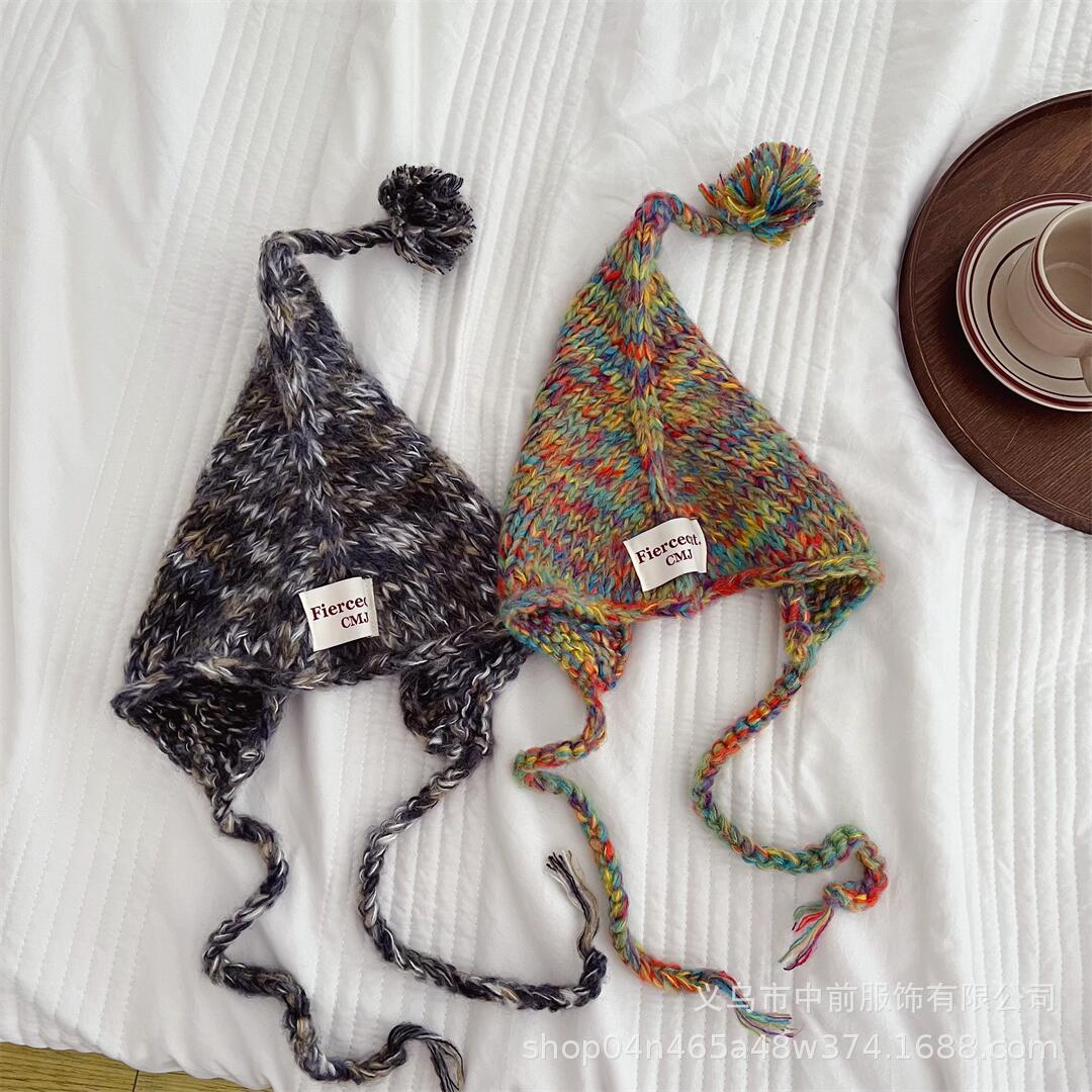 「2024」子供用★帽子★ニット帽子★耳カバー★キッズ★防寒★暖かい★2色