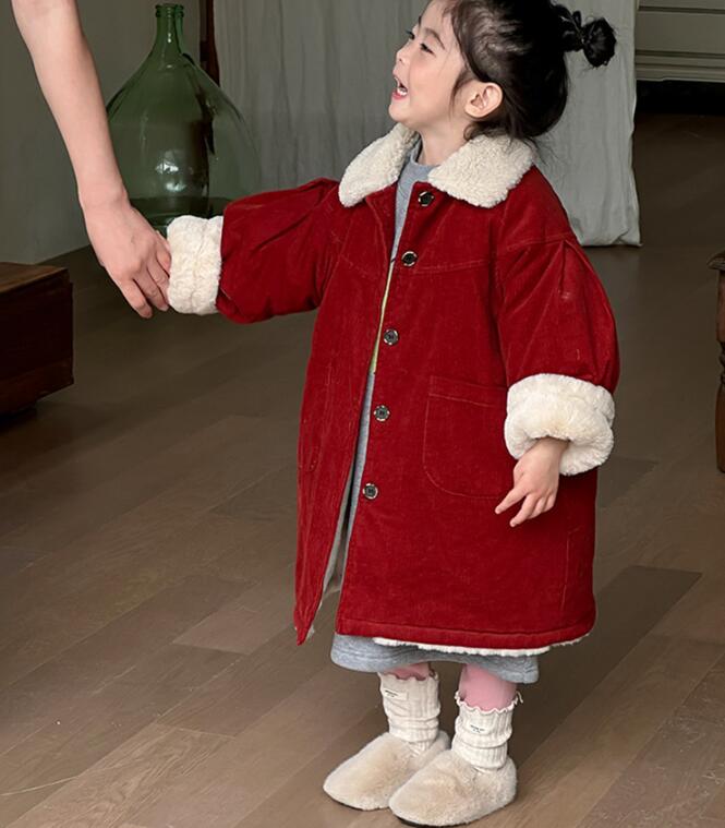 2024冬新品★子供服 　コート★90cm〜150cm 2色