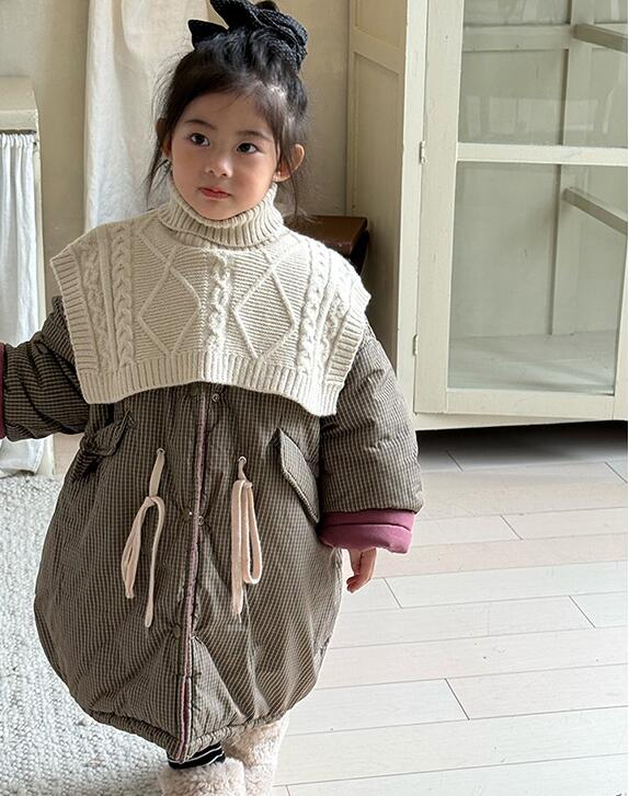 2024冬新品★子供服 　両面着用コート★90cm〜150cm 2色