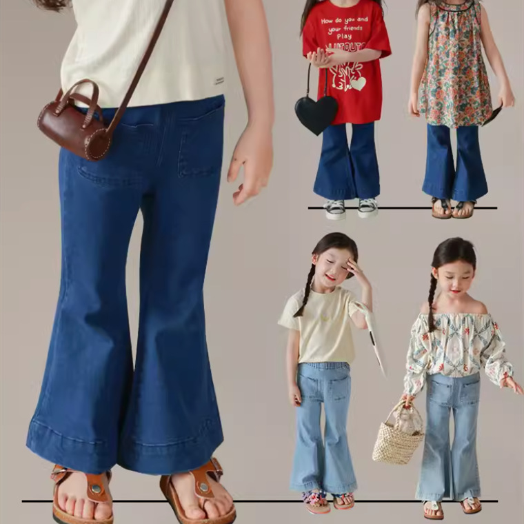 2024新入荷★子供服　デニムズボン★タグ7〜17　 2色