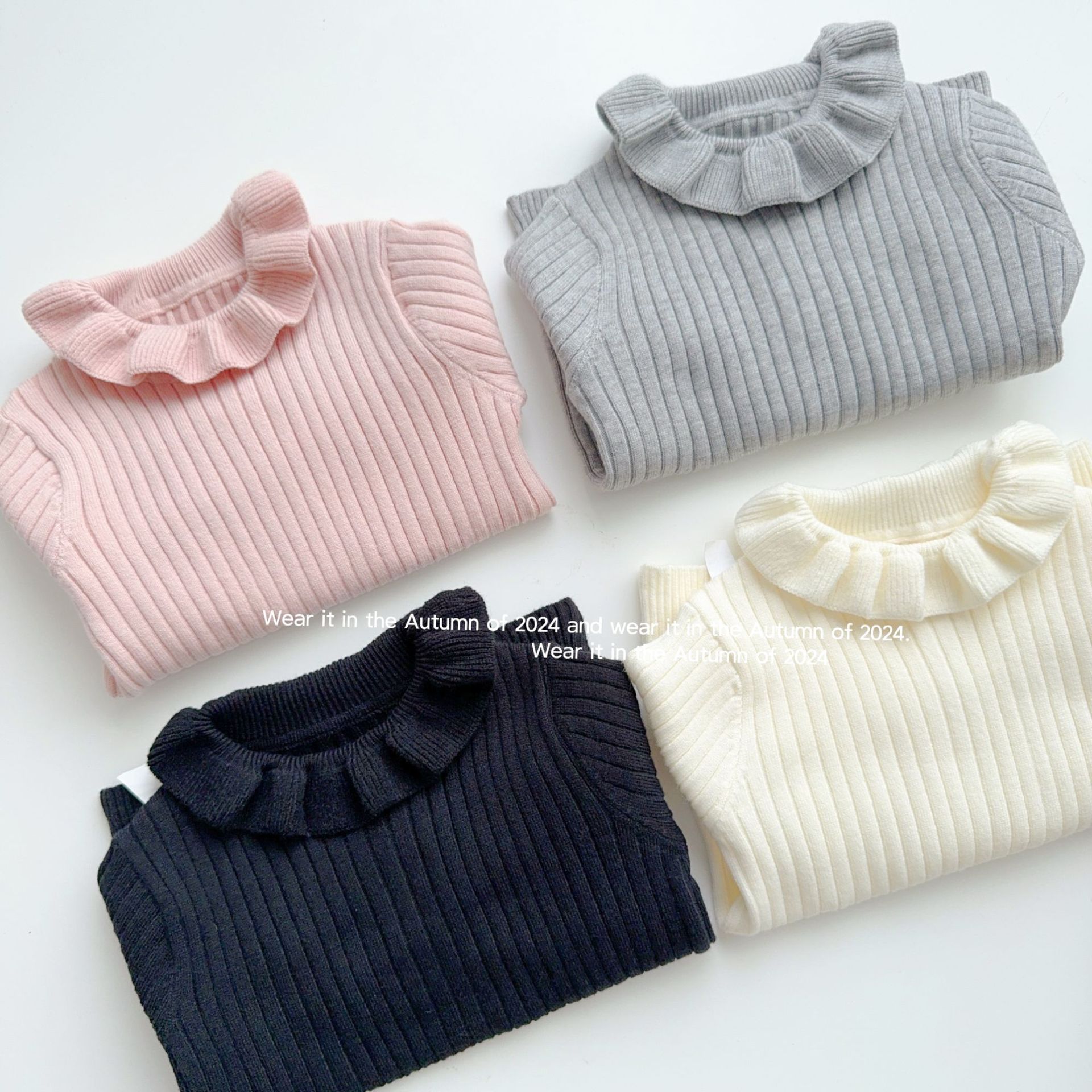 2024★秋冬新作★韓国風子供服★セーター★90cm〜150cm 4色