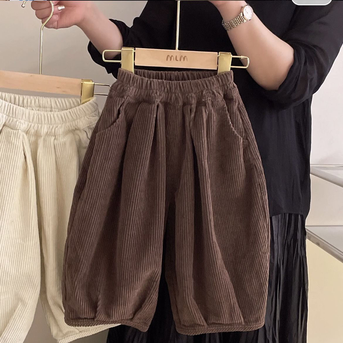 2024★秋冬新作★韓国風子供服★ズボン★80cm〜130cm 2色