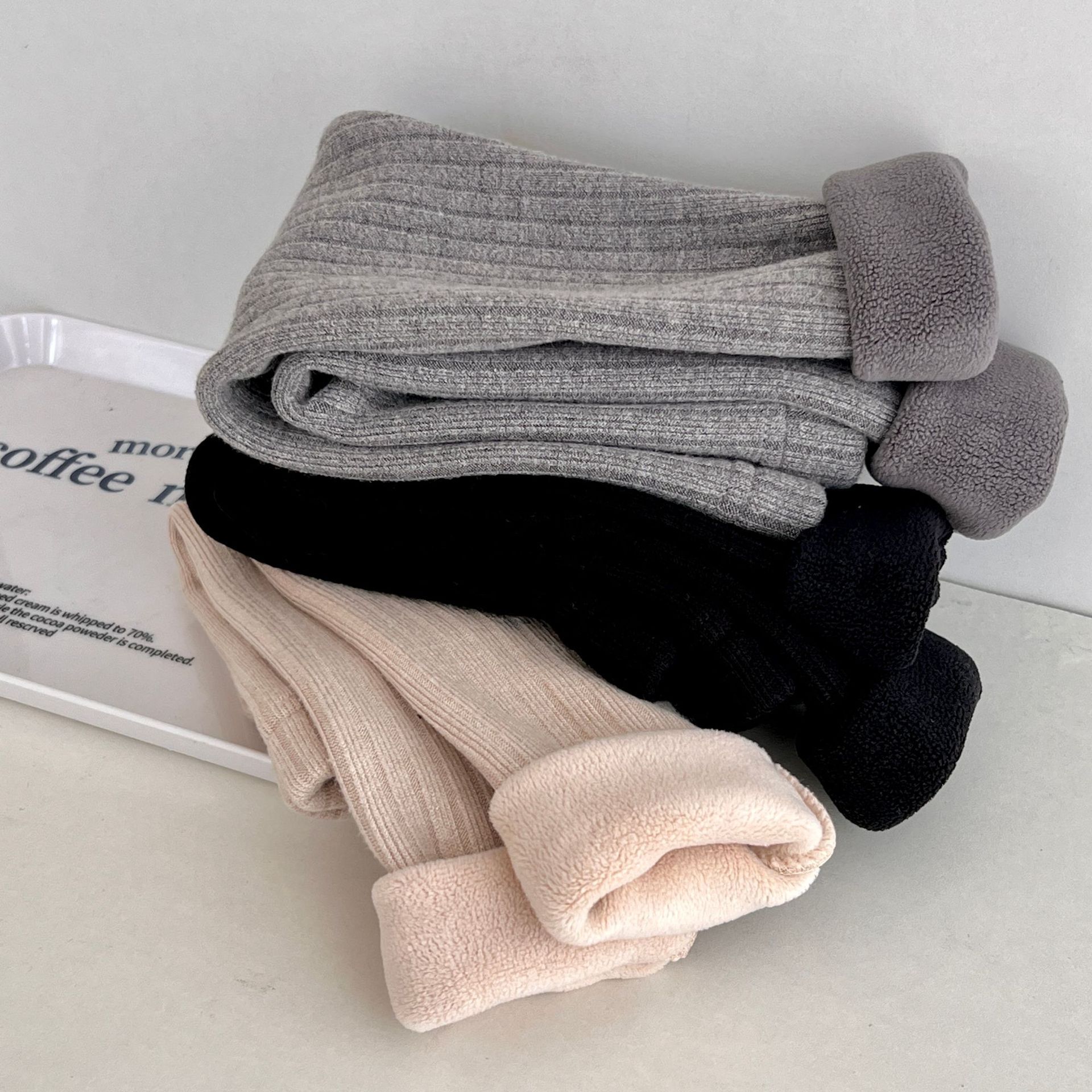 2024★秋冬新作★韓国風子供服★ズボン★裏起毛★90〜140 3色