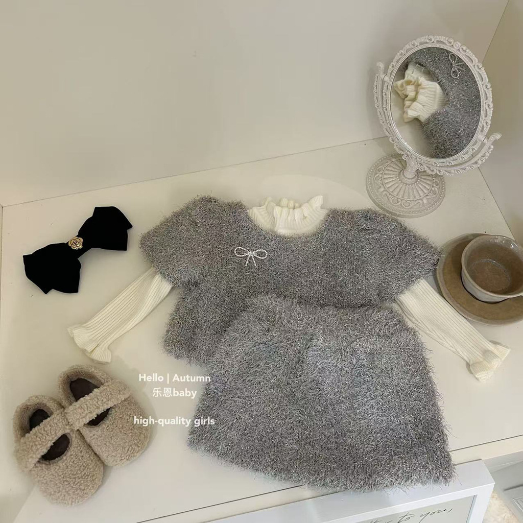 2024冬新品★子供服　セットアップ　裏起毛★80cm〜130cm