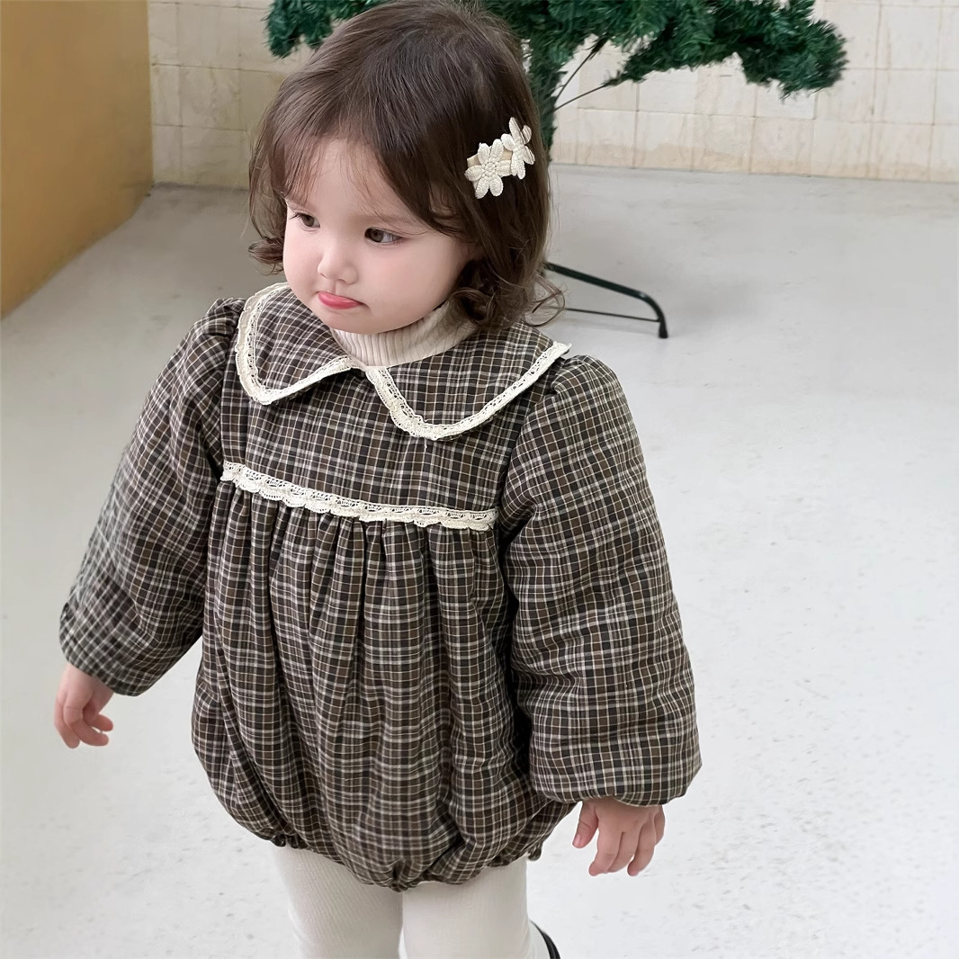 2024冬新入荷★ベビー服　ロンパース★66cm〜90cm 2色