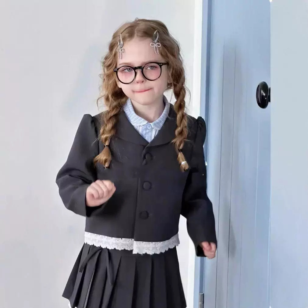 2024★春秋新作★韓国風ベビー服★コート+スカート★シャツ★5〜13 2色