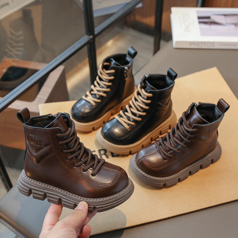 「2024」靴★子供靴★キッズ靴★シューズ★キッズ★ショートブーツ★4色26#〜37#