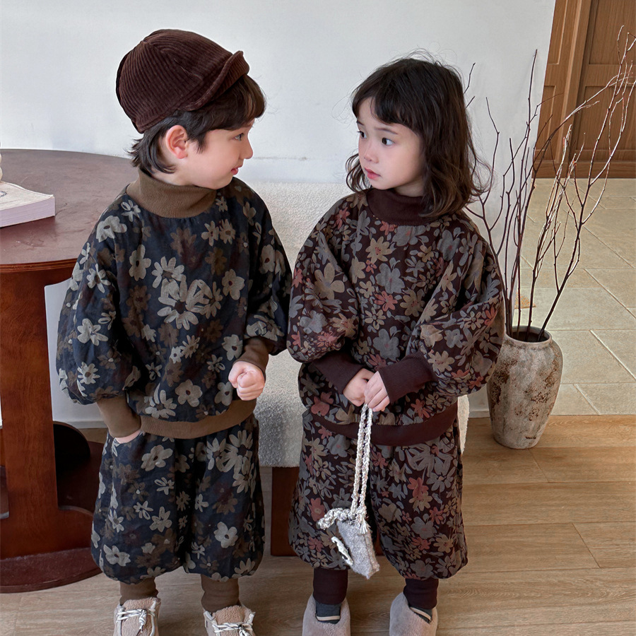 「2025」子供服★トップス+ズボン★セットアップ★韓国風子供服★2色80cm〜140cm