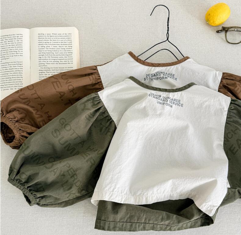 2025新作SJ★子供服　トップス★80cm〜130cm 2色