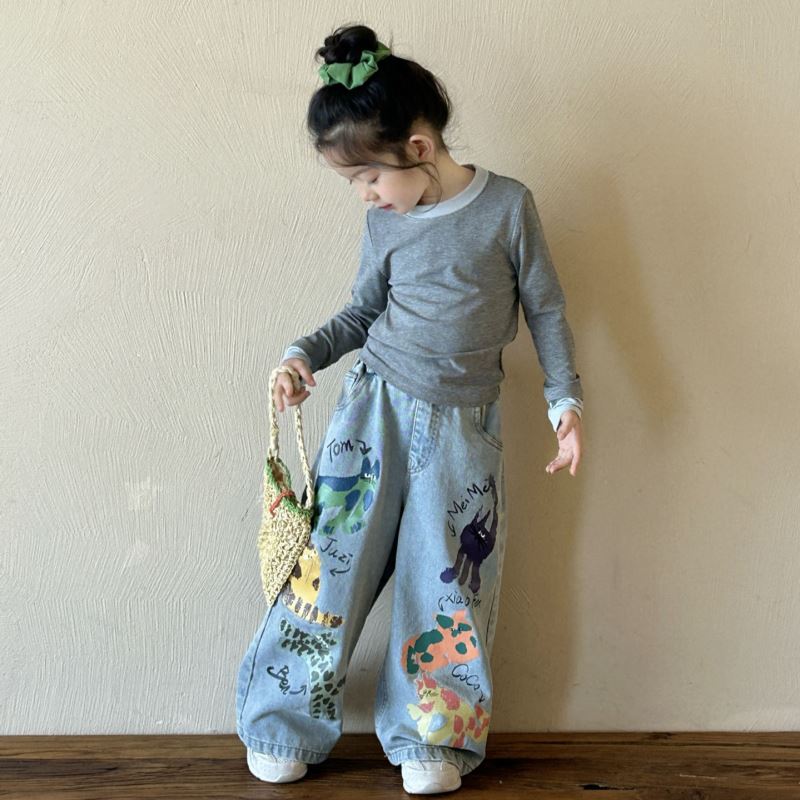 2025新入荷★子供服　トップス&デニムズボン分けて★90cm〜140cm