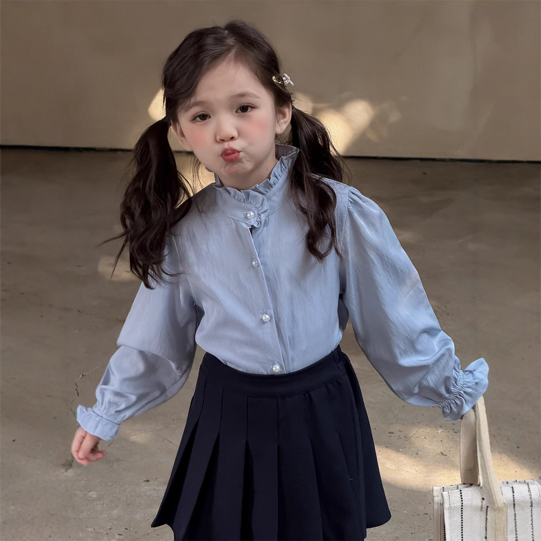 2025★春秋新作★韓国風子供服★シャツ★90cm〜150cm