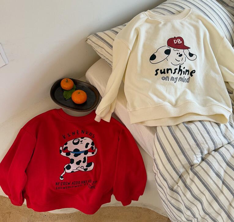 2025春新作ZXR★子供服　トレーナー　トップス★90cm〜150cm 2色