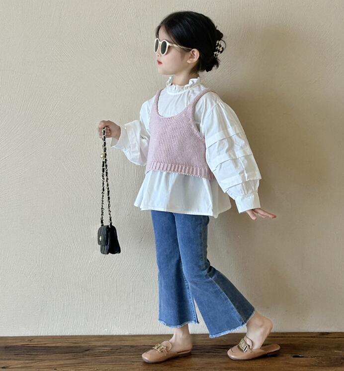 2025新作★子供服　トップス&ニットベスト&ズボン★90cm〜140cm