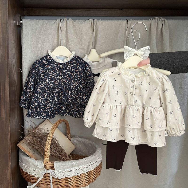 2025新作LL★子供服　トップス★66〜100 2色