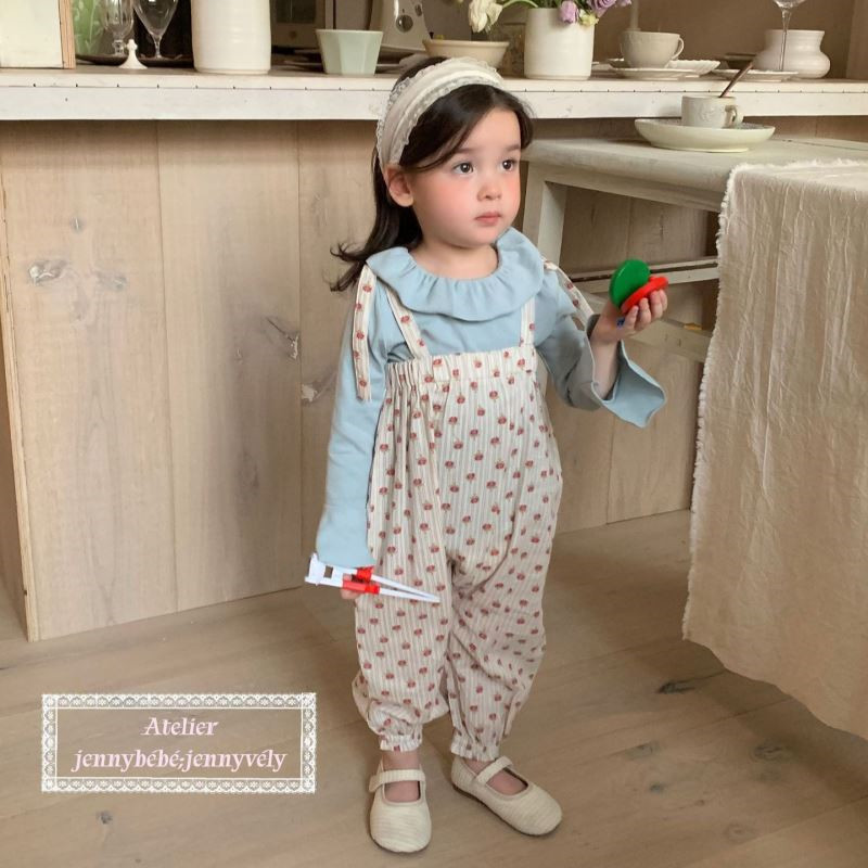 2025春新作jen★子供服　トップス&サロペット分けて★73〜110/73-100cm