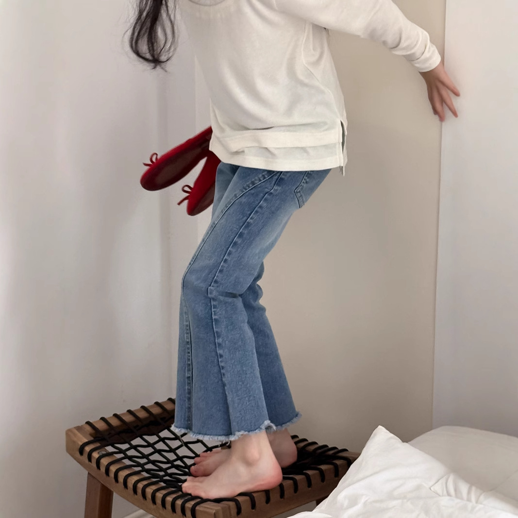 2025★春秋新作★韓国風子供服★ジーンズ★110cm〜160cm