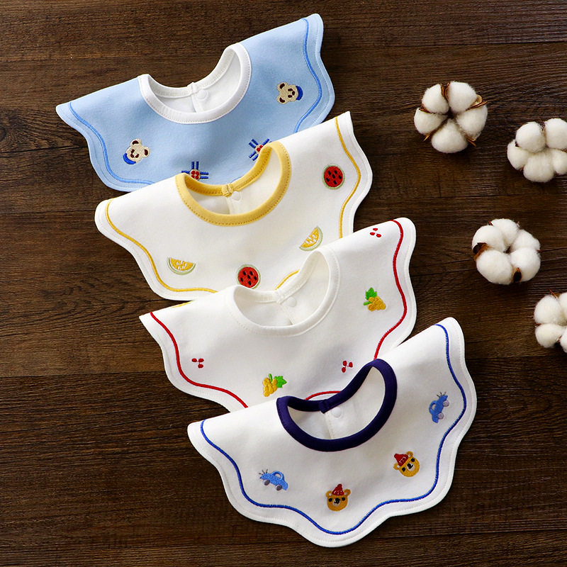 2025★ベビー用★食事用エプロン★食事用ビブ★涎掛け★ 16色