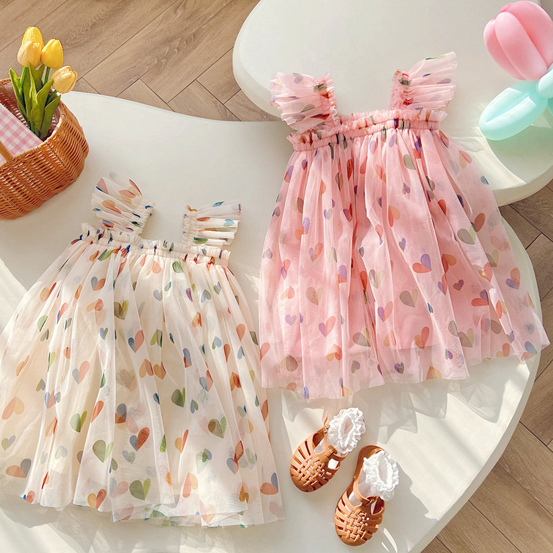 「2025」子供服★ワンピース★袖なし★ドレス★韓国風子供服★2色80cm〜130cm