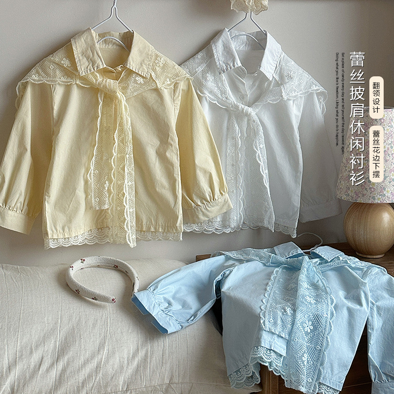 2025新作★子供服　トップス  シャツ★90cm〜150cm 3色